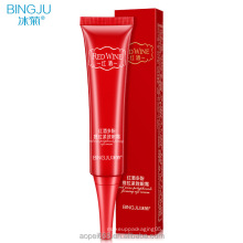 Good effective brand design red wine anti-wrinkle ageless eye cream